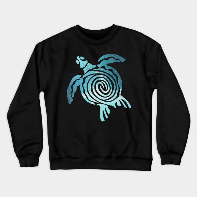sea Turtle Ocean Lover Crewneck Sweatshirt by Doof Nation